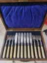 Antique Fish Set 12 Pieces